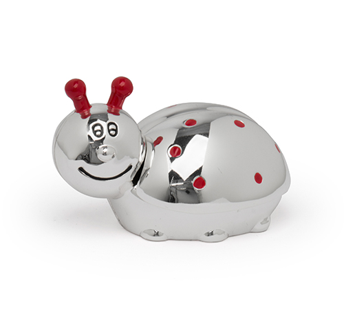 Silver plated ladybird box - Boite 1ere meche 1ere dent